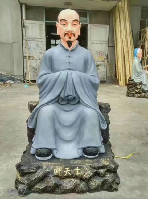 名醫葉天士彩繪銅雕像